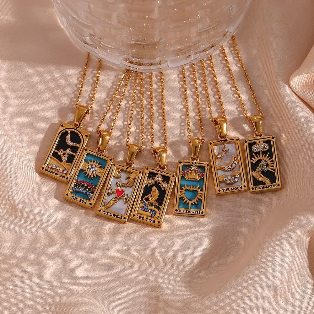 Tarot Card Pendant Necklace
