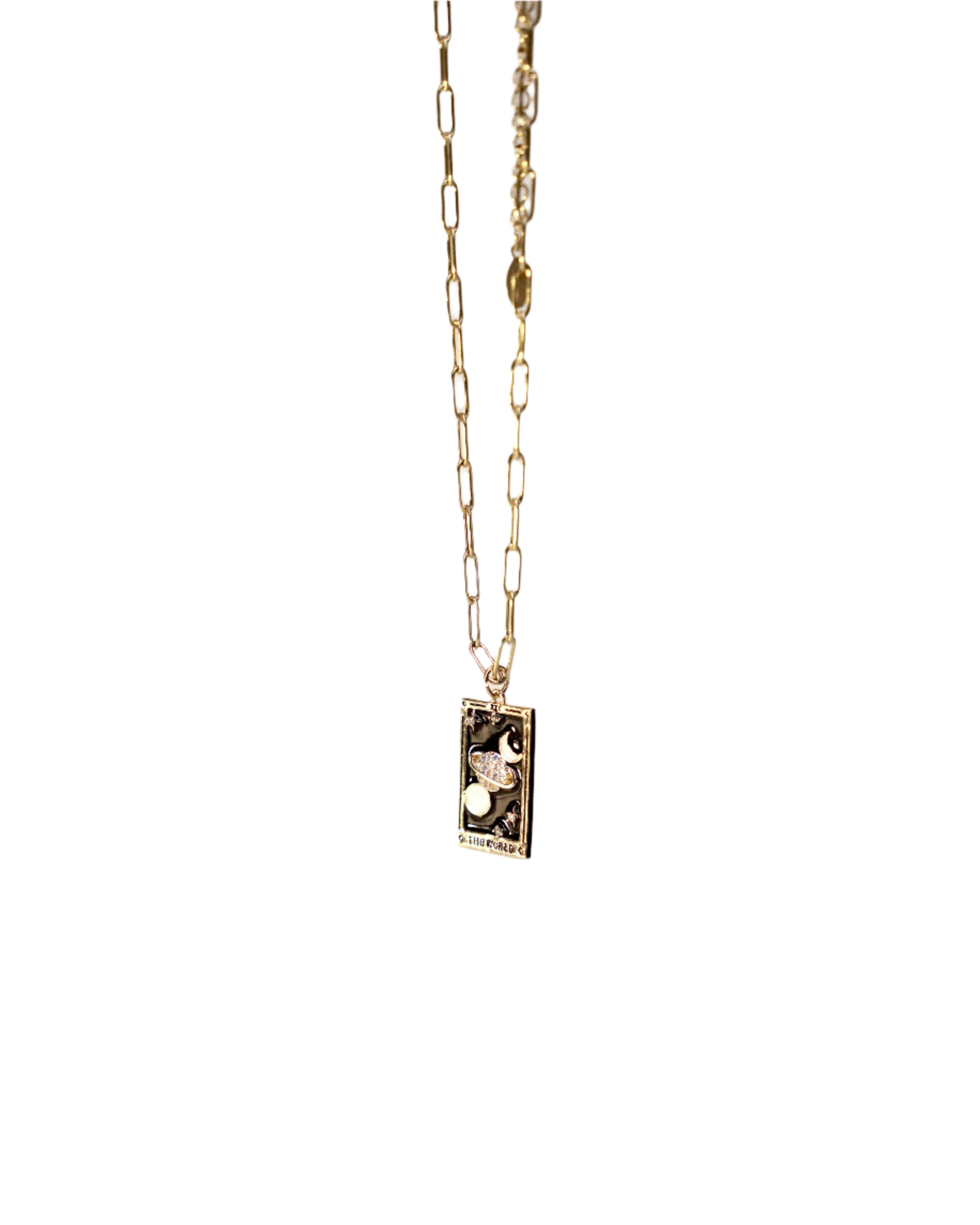 Tarot Card Pendant Necklace